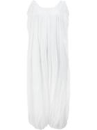 Kalita Long Balloon Dress - White