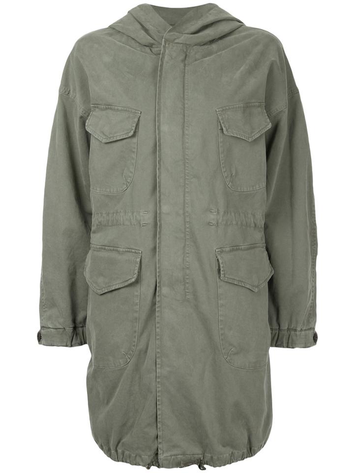 Nili Lotan North Hooded Jacket - Green