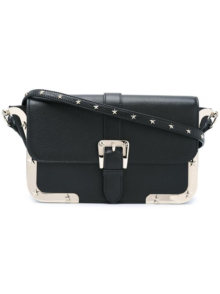 Red Valentino Buckled Shoulder Bag, Women's, Black