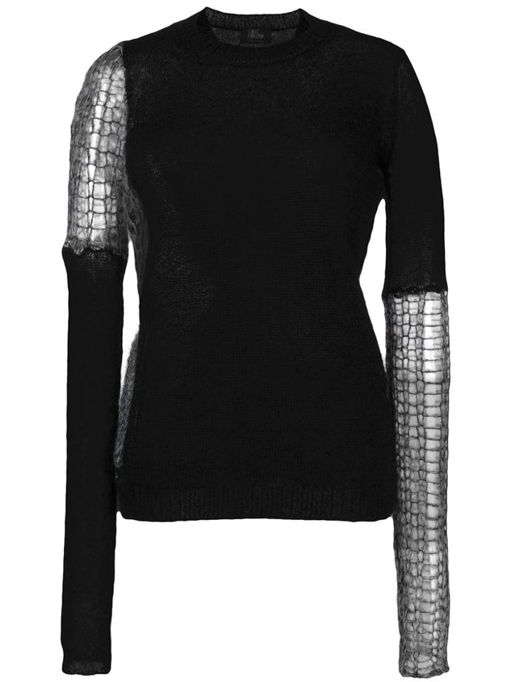 Lost & Found Ria Dunn Mixed Sweater - Black