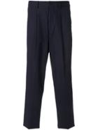 Kenzo Tapered Straight Leg Trousers - Blue