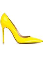 Gianvito Rossi Gianvito Pumps, Women's, Size: 35.5, Yellow/orange, Leather/patent Leather