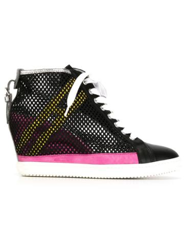 Hogan Rebel Wedged Sneakers