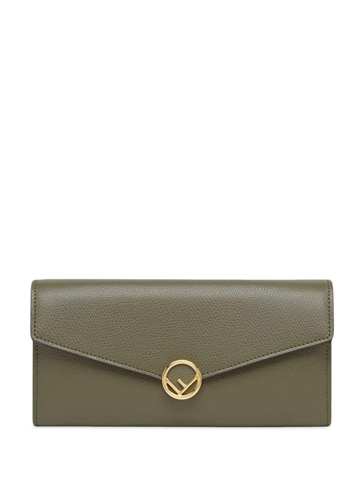 Fendi F Is Fendi Continental Wallet - Green