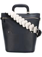 Anya Hindmarch Orsett Shoulder Bag, Blue, Calf Leather