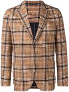 Circolo 1901 Tartan Pattern Blazer - Brown