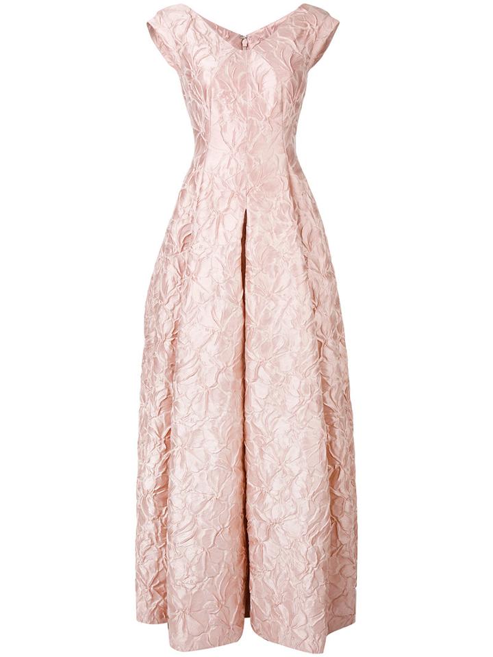 Notion Gown - Women - Silk/acrylic/polyester/cupro - 40, Pink/purple, Silk/acrylic/polyester/cupro, Talbot Runhof