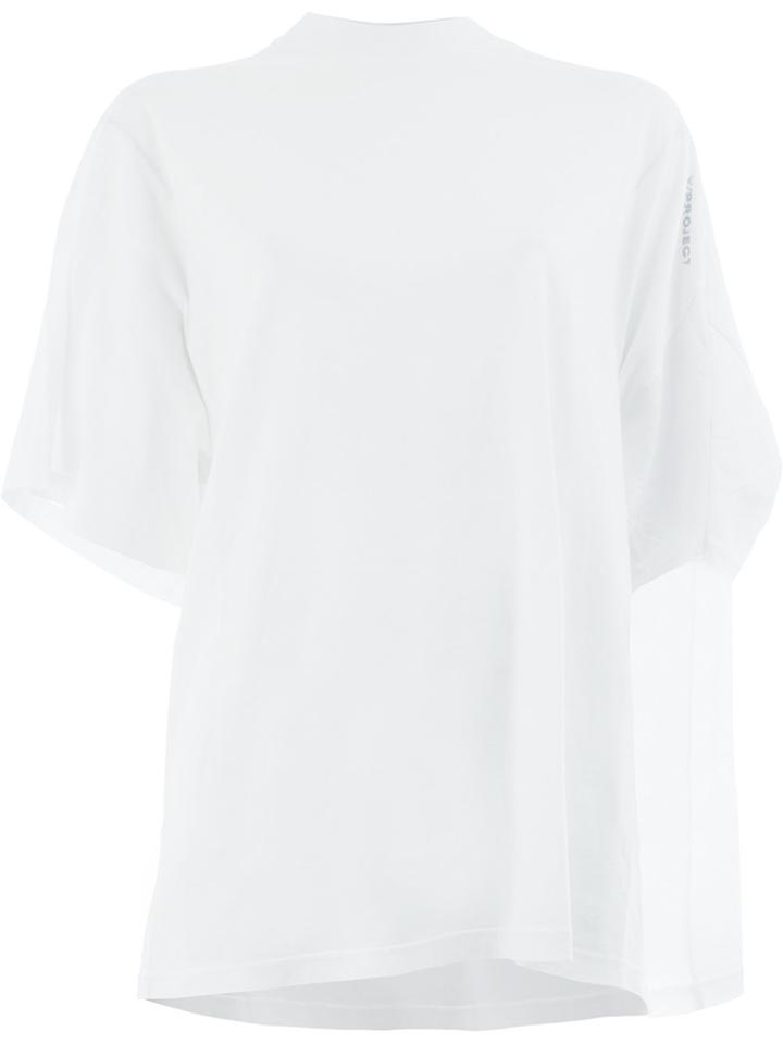 Y / Project Oversized Draped T-shirt - White