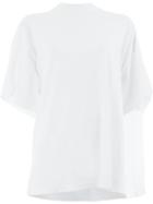 Y / Project Oversized Draped T-shirt - White