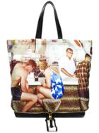 No21 Leopard Print Bar Tote - Blue