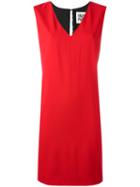 Fausto Puglisi V Neck Dress, Size: 44, Red, Viscose/spandex/elastane/silk/acetate