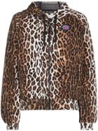 Versace Leopard Print Hoodie - Brown