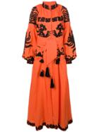 Yuliya Magdych Queen Of The Sun Dress - Orange