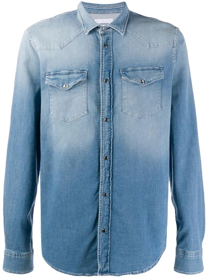 Dondup Long-sleeve Denim Shirt - Blue