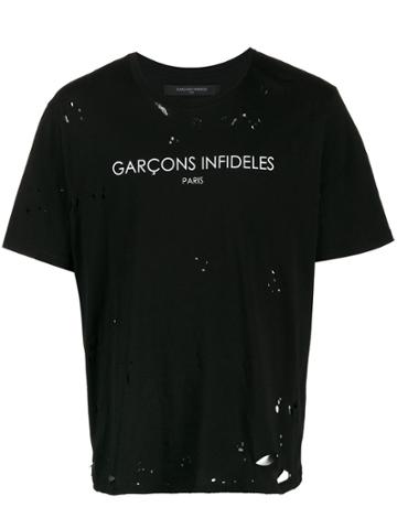 Garçons Infidèles Infideles Logo T-shirt - Black