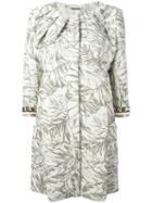 Matthew Williamson Floral Jacquard Embellished Coat