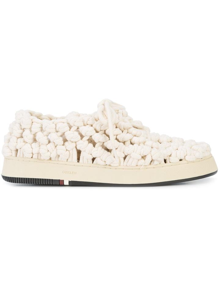 Osklen Osklen X Tarsila Soho Macrame Sneakers - White