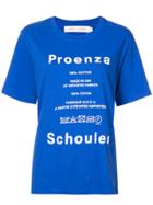 Proenza Schouler Pswl Care Label T-shirt - Blue
