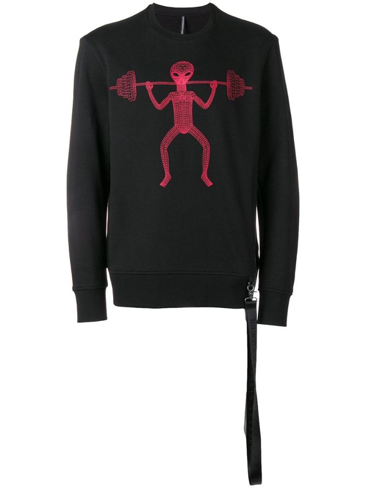 Blackbarrett Weightlifting Alien Sweatshirt