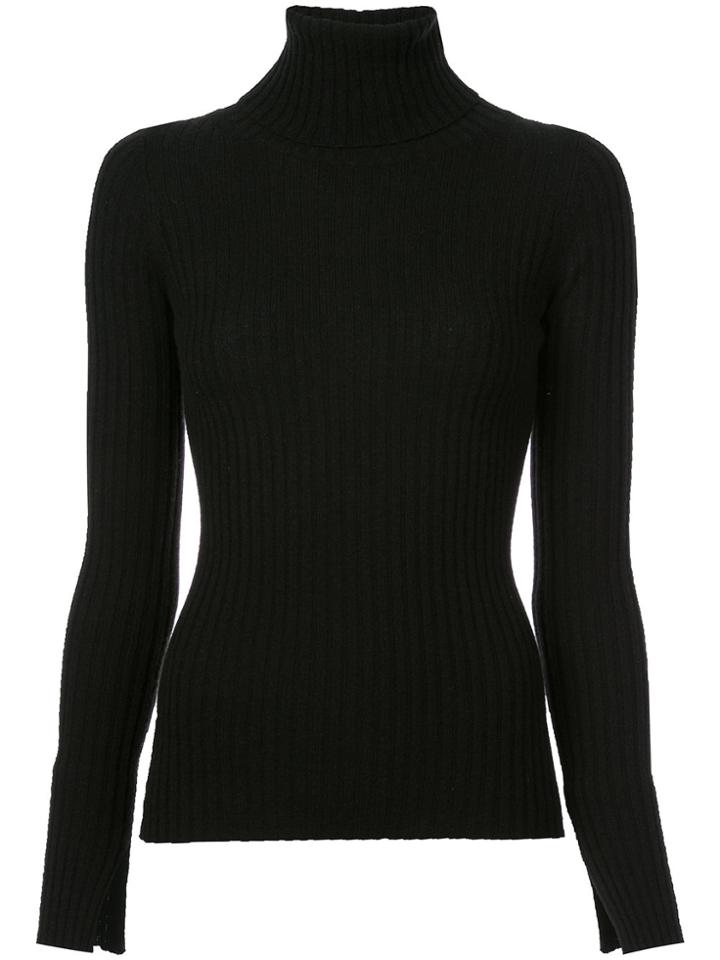 Nili Lotan Roll Neck Sweater - Black