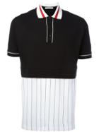 Givenchy - Panel Polo Shirt - Men - Cotton - Xl, Black, Cotton