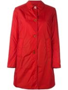 Aspesi Double-breasted Mid Coat, Women's, Size: Small, Red, Polyamide/polyester