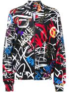 Love Moschino All-over Pattern Bomber Jacket - Black