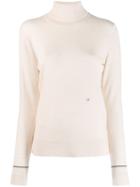 Calvin Klein Slim-fit Turtleneck Jumper - Neutrals