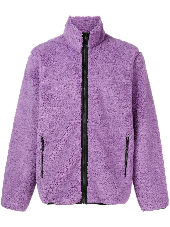 Stussy Stussy 1182890809 Pu Sherpa Mock Purple