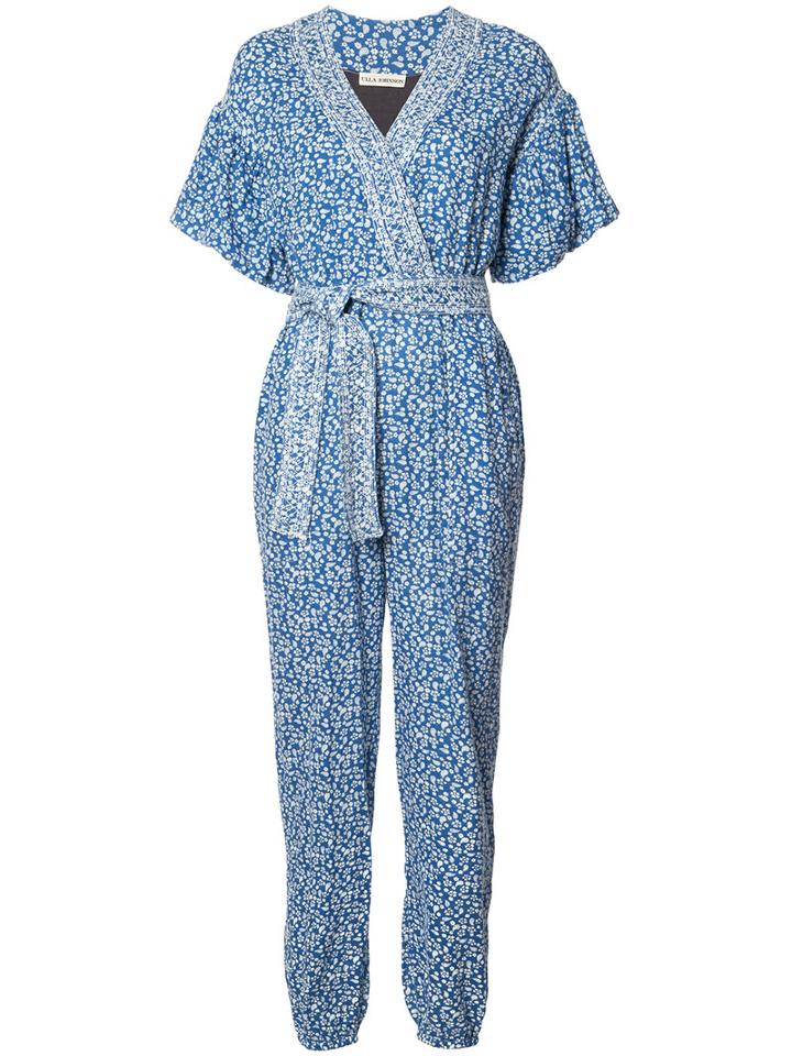Ulla Johnson Reiko Jumpsuit, Women's, Size: 6, Blue, Cotton