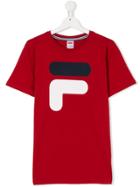 Fila Logo Print T-shirt - Red