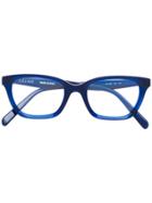Céline Eyewear Square Glasses - Blue