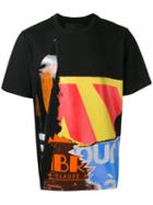 Juun.j Multi-print T-shirt, Men's, Size: 50, Black, Cotton/viscose