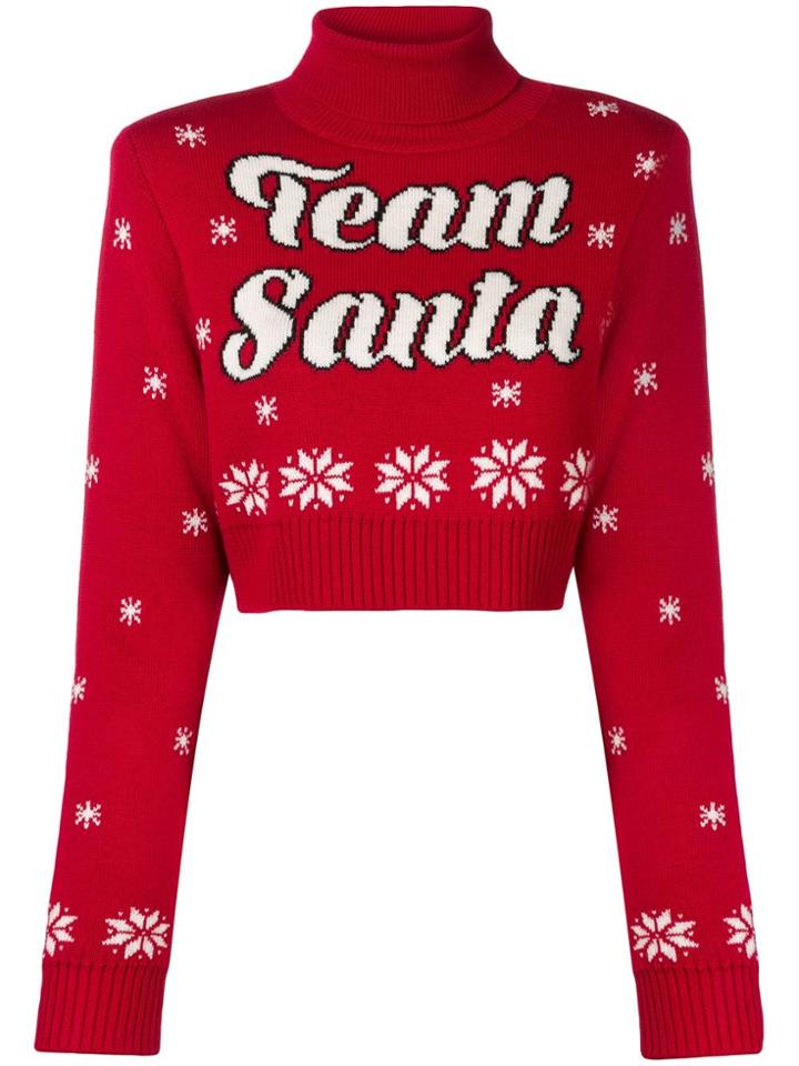 Philosophy Di Lorenzo Serafini Team Santa Cropped Jumper - Red