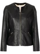 Golden Goose Deluxe Brand Zipped Biker Jacket - Black