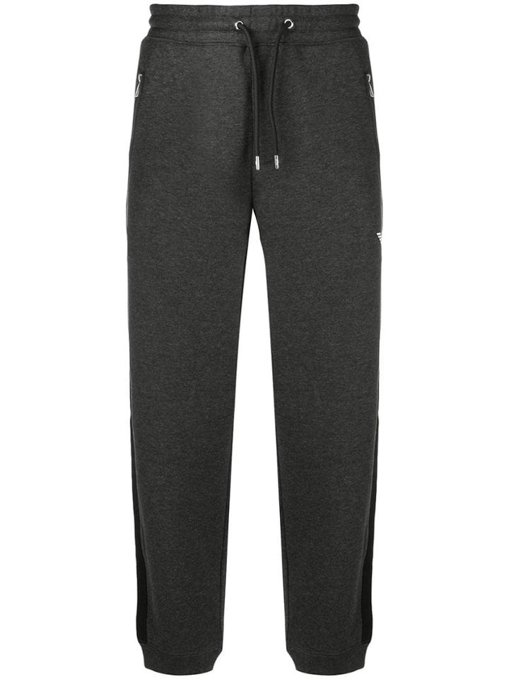 Emporio Armani Tapered Track Pants - Grey