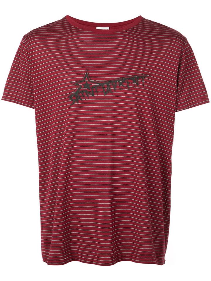 Saint Laurent Sl Star T-shirt - Red