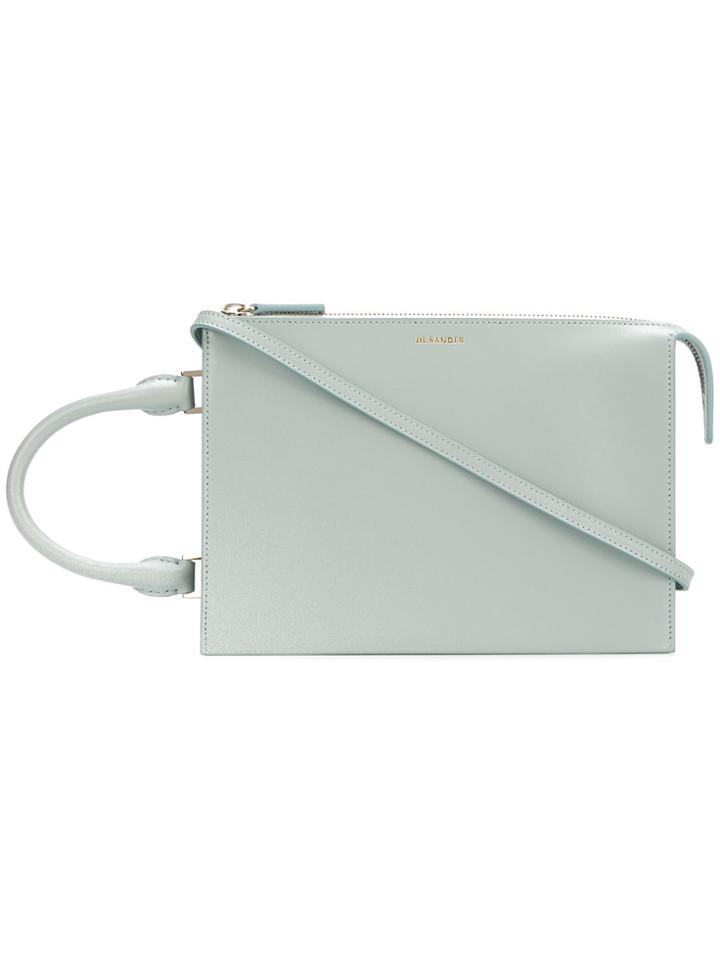 Jil Sander Tote Clutch Bag - Blue