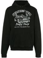Local Authority Printed Relaxed-fit Hoodie - Black