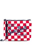 Mc2 Saint Barth Aline Checked Pouch - Red