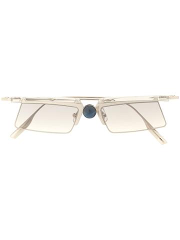 Gentle Monster Square Frame Sunglasses - Silver