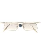 Gentle Monster Square Frame Sunglasses - Silver