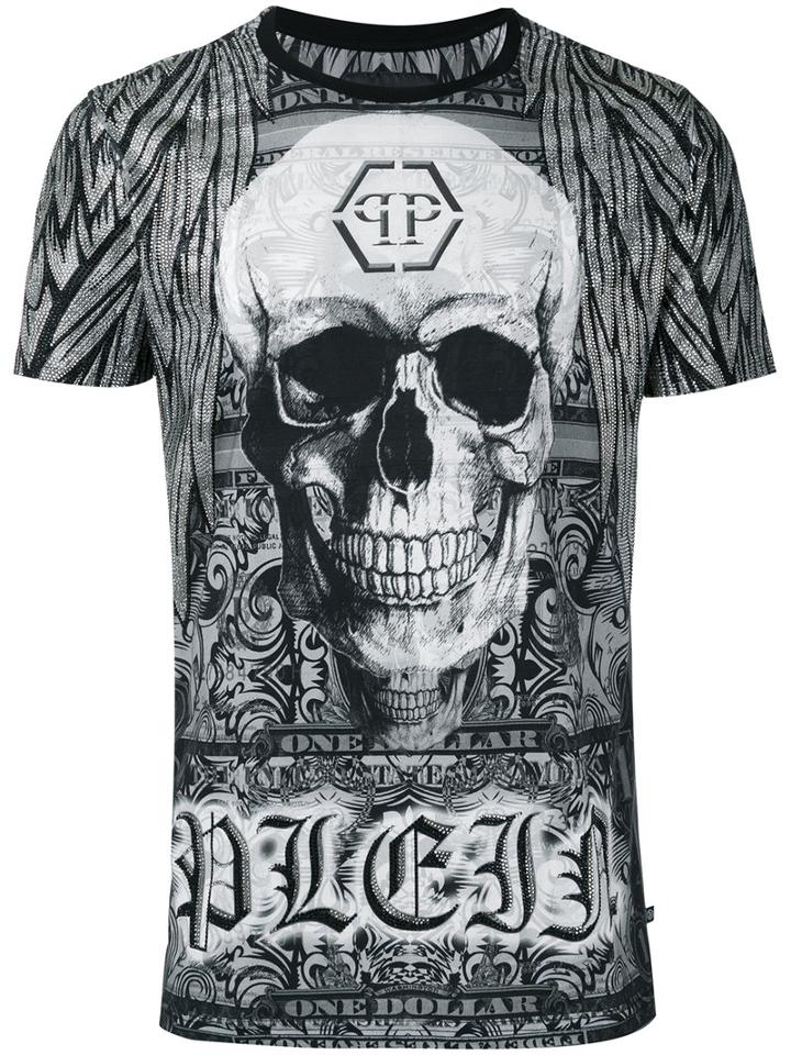 Philipp Plein - Cobalt T-shirt - Men - Cotton - L, Black, Cotton