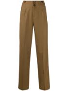 Pt01 V Notched Waist Trousers - Neutrals