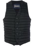 Herno Quilted Waistcoat - Black