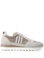 Peserico Contrast Low-top Sneakers - Neutrals