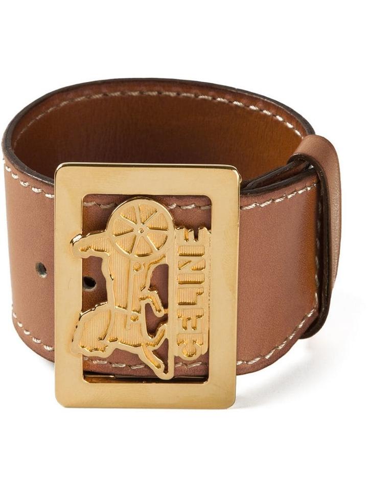 Céline Pre-owned Buckled Cuff - Brown