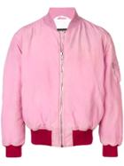 Calvin Klein 205w39nyc Back Logo Bomber Jacket - Pink