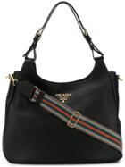 Prada Oversized Hobo Bag - Black