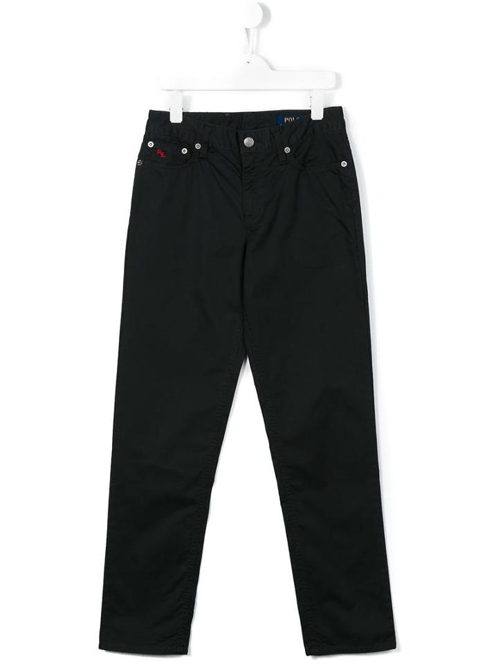 Ralph Lauren Kids 'varick' Trousers, Boy's, Size: 14 Yrs, Black